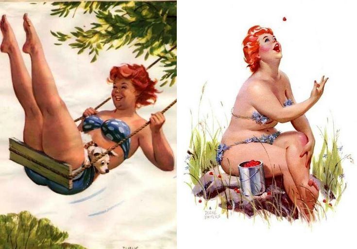 best of Size pinup plus Nude