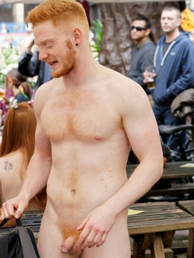 Sexy nude male redhead models