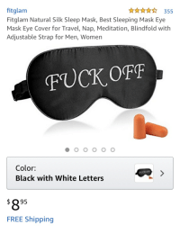 Chef reccomend Fuck me sleep mask