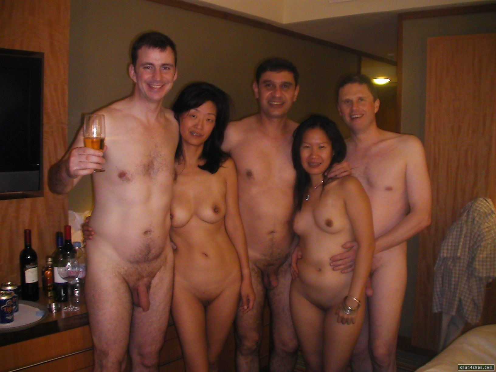 Asian familys in the nude