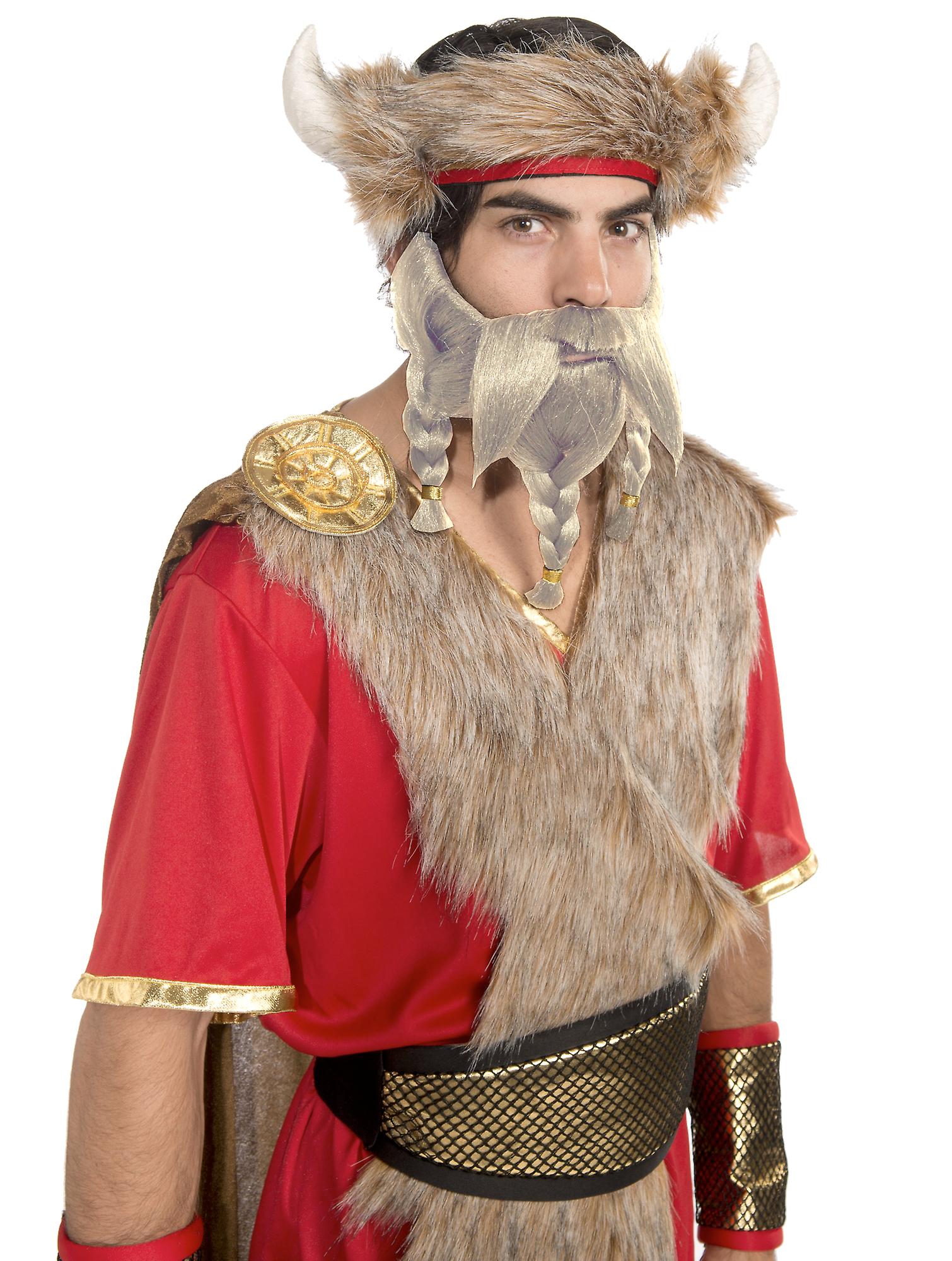 Blonde facial hair costume