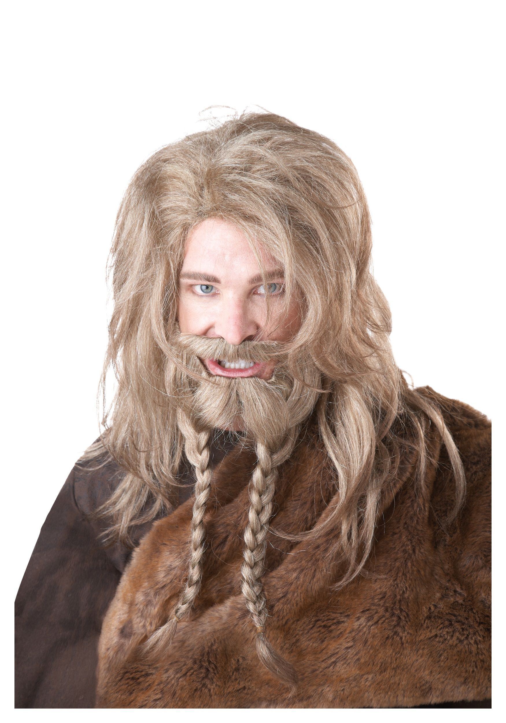 Blonde facial hair costume